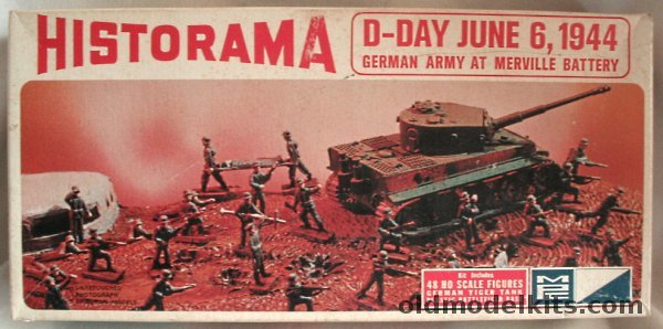 MPC 1/72 Historama D-Day June 6 1944 - German Army at Merville Battery Diorama, 28004-200 plastic model kit